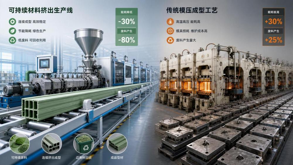 Sustainable Material Extrusion vs Traditional Forming: What Should Manufacturers Compare?