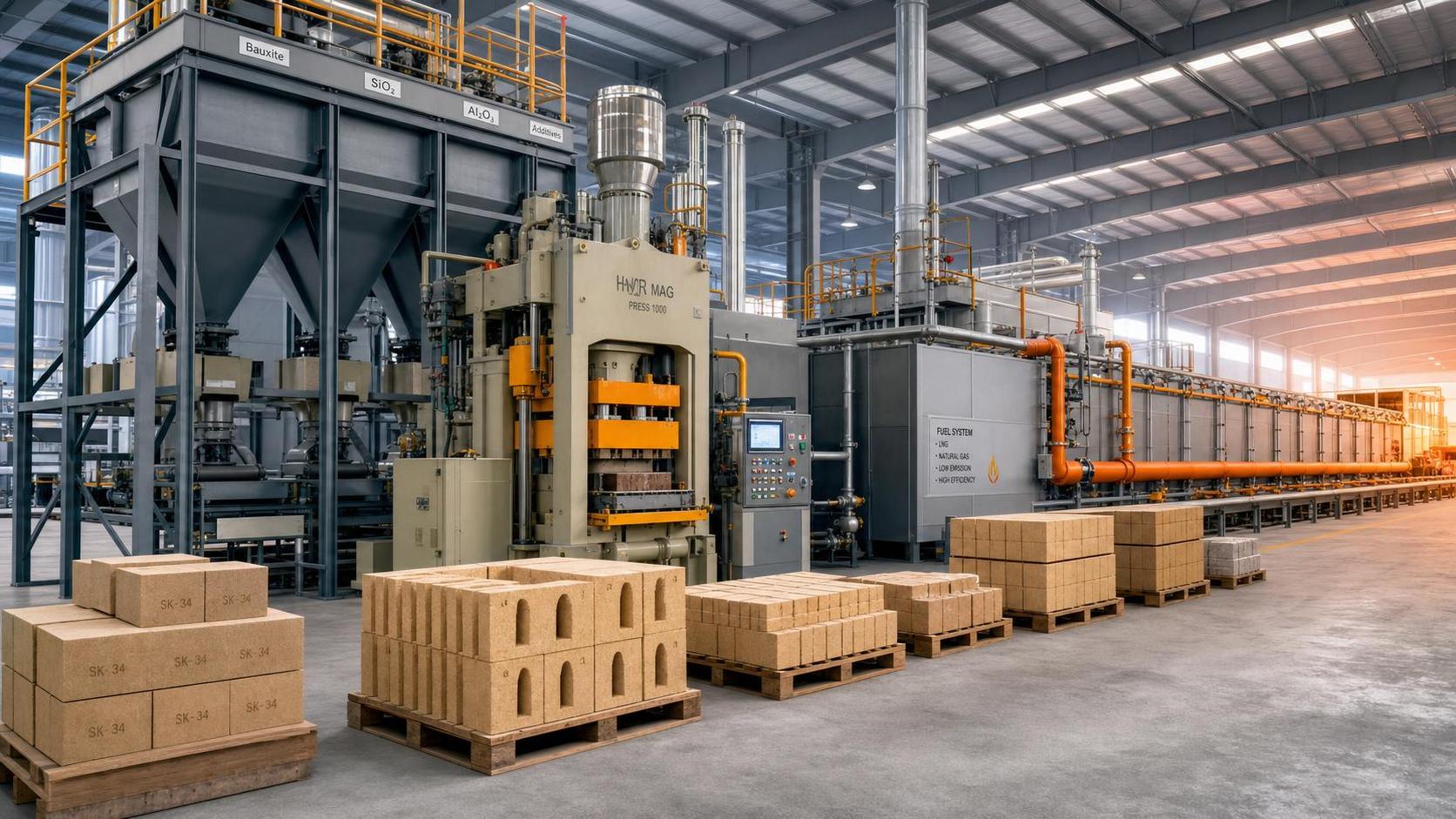 How to Evaluate a Refractory Production Line in Southeast Asia: Capacity, Fuel, and Raw Material Factors