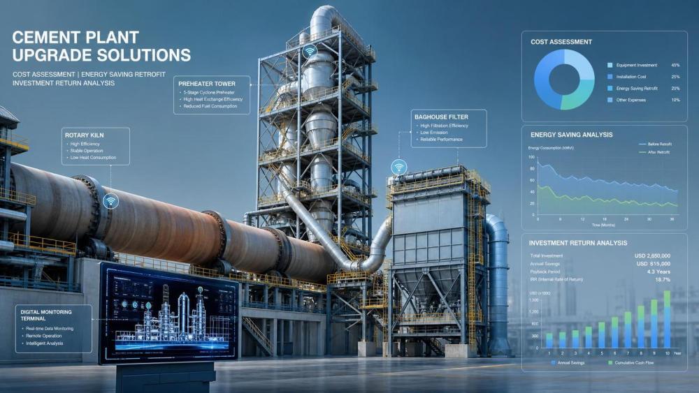 What Drives Cement Plant Upgrade Cost and How to Estimate ROI Before Investing What Drives Cement Plant Upgrade Cost and How to Estimate ROI Before Investing