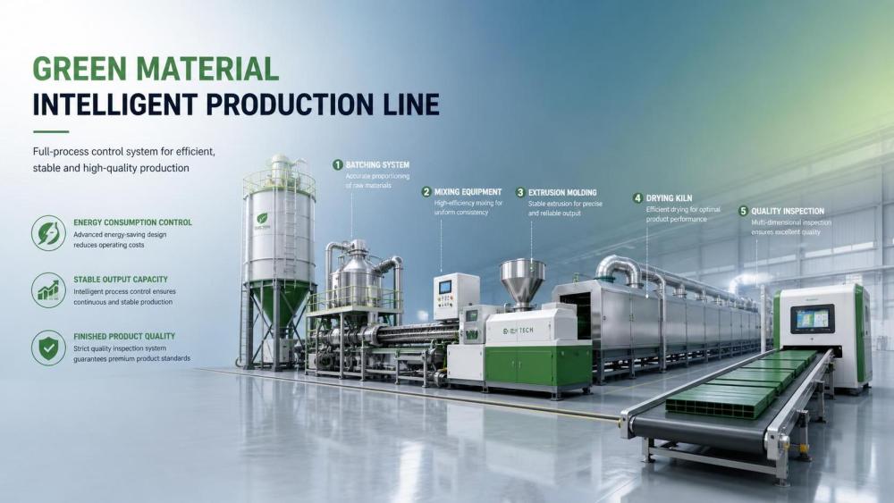 How to Evaluate a Green Material Production Line for Energy Use, Output, and Product Quality How to Evaluate a Green Material Production Line for Energy Use, Output, and Product Quality