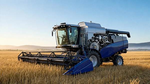 World's First CVT-Electric Hybrid Combine Harvester Enters Mass Production
