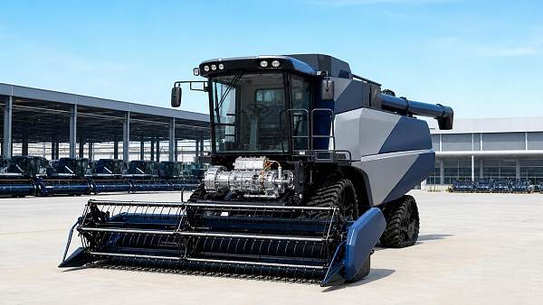 World's First CVT + Electric Hybrid Grain Combine Enters Mass Production