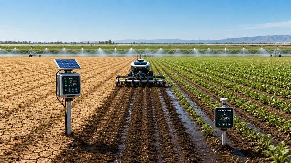 Precision agriculture technology for sustainable farming in dry years