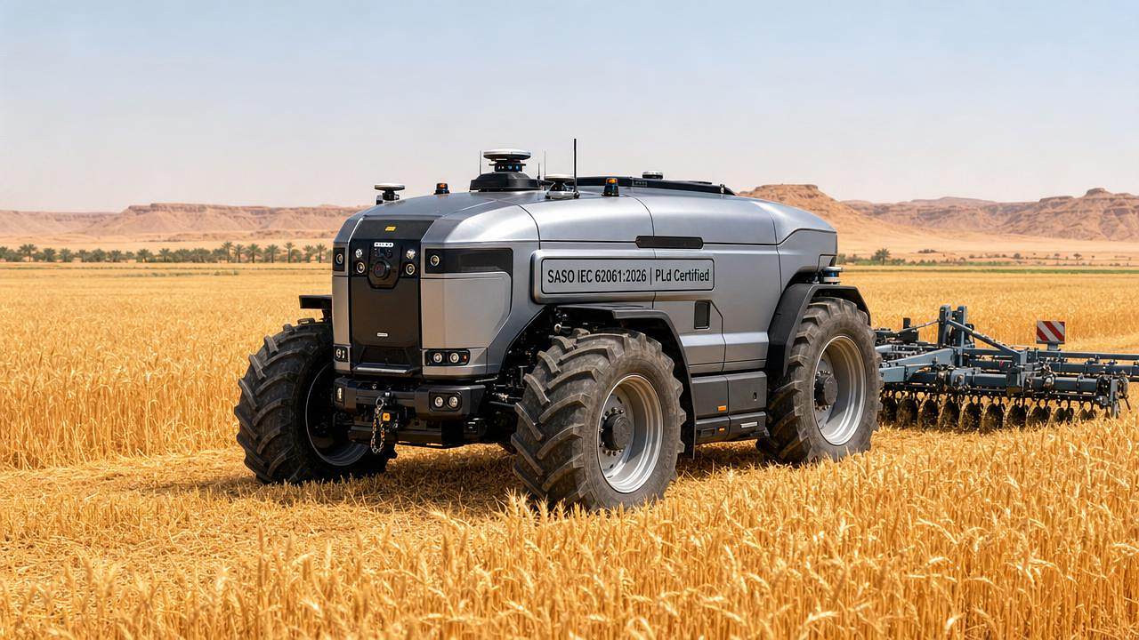 Saudi SASO Mandates PLd Safety Level for Autonomous Farm Machinery