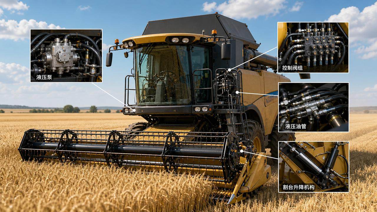 What causes failure in combine harvester hydraulic control? What causes failure in combine harvester hydraulic control?