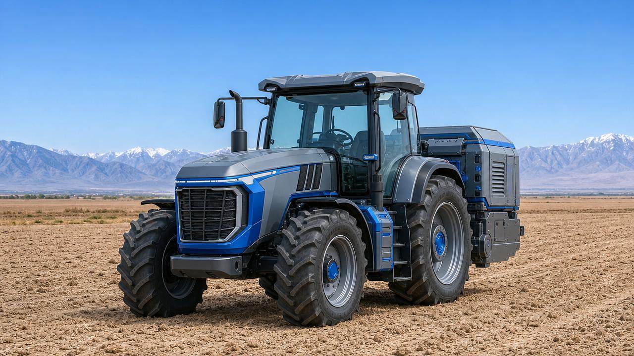 New Energy Hybrid Tractor Project Launched in Xinjiang New Energy Hybrid Tractor Project Launched in Xinjiang