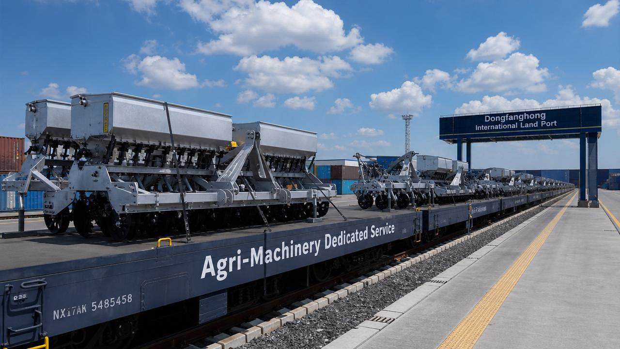 China–Uzbekistan Agri-Machinery Rail Service Increases to 3 Weekly Trains