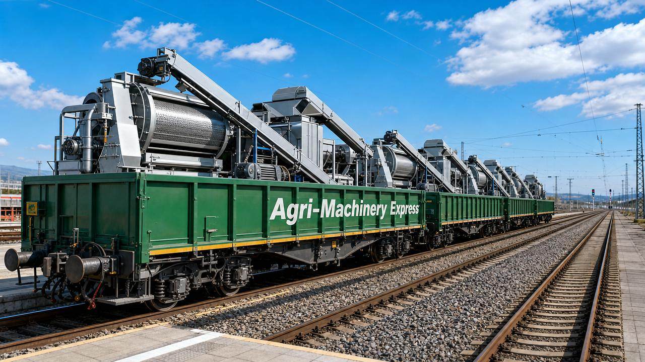 China-Eurasia Agri-Machinery Train Frequency Doubles to Three Weekly Runs