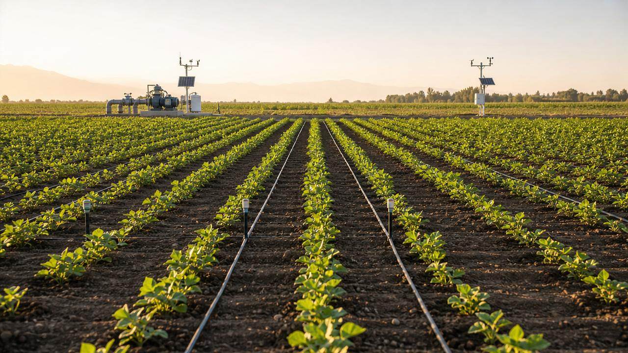 How smart irrigation networks cut water waste on farms