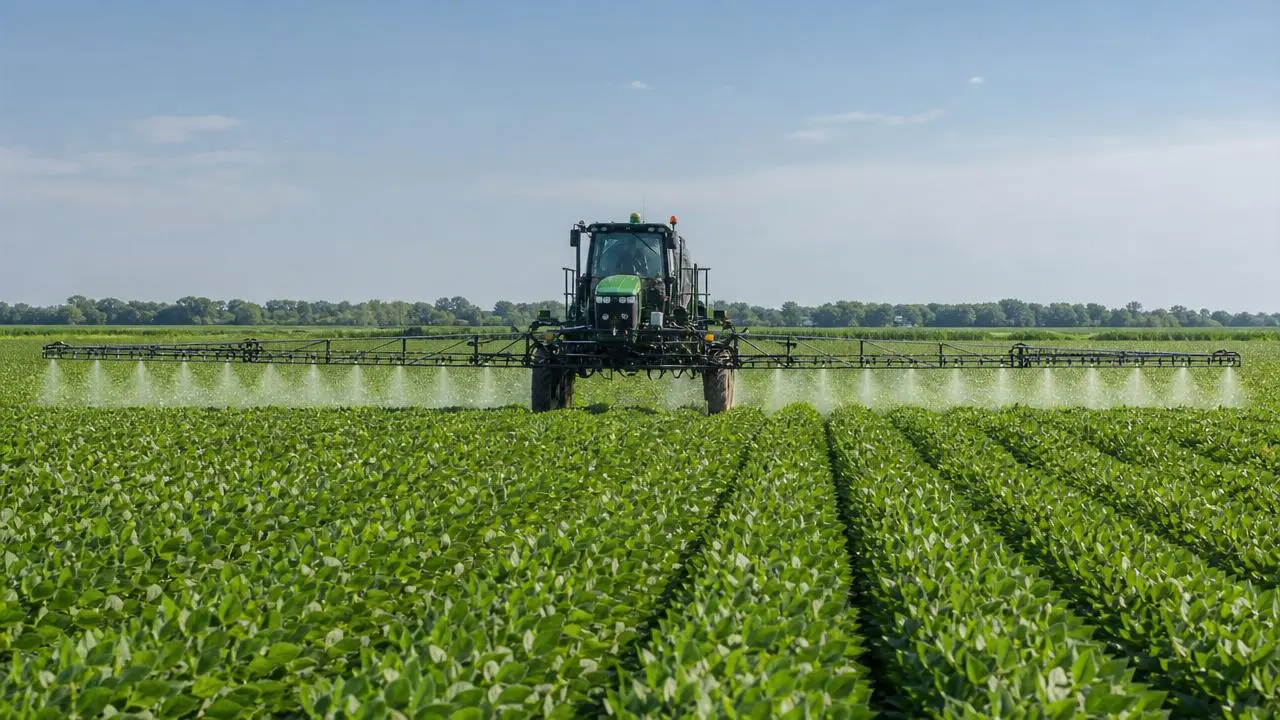 Plant Protection in Row Crops: Sprayer Setup, Timing, and Drift Control