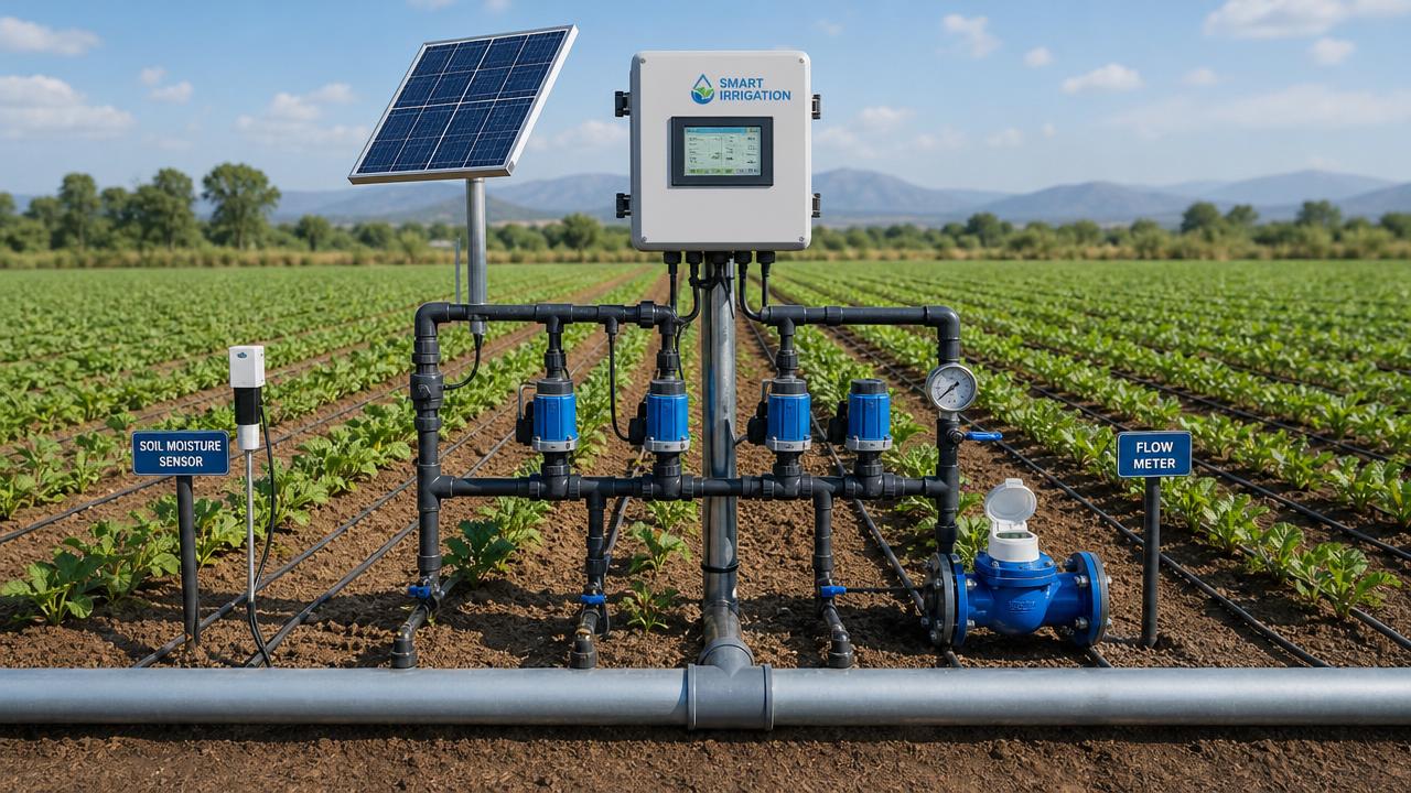 Smart Irrigation Networks Explained: How They Connect Sensors, Valves, and Field Data
