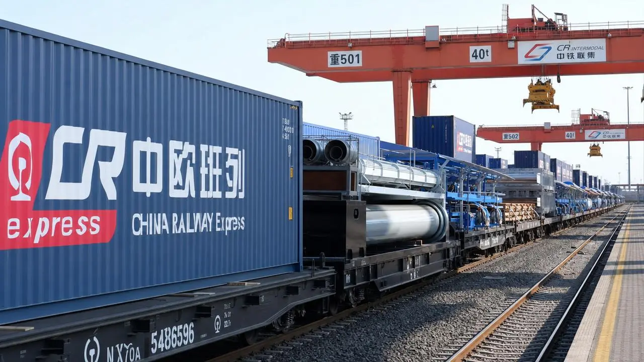 China-Europe Rail Corridor Tops 2,000 Monthly Trains as Center Pivot Systems Delivery Falls to 28 Days