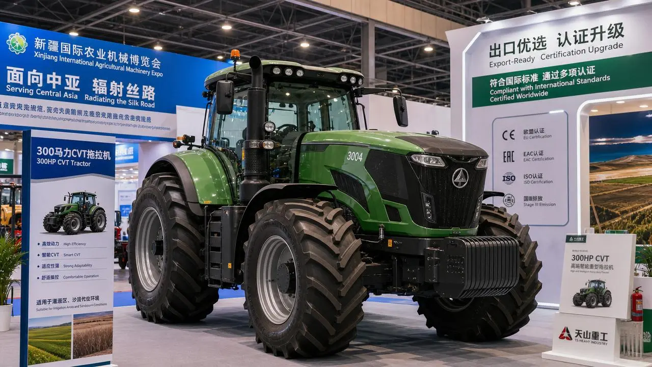 Xinjiang Farm Machinery Expo Signals Central Asia Interest in Domestic CVT Tractors