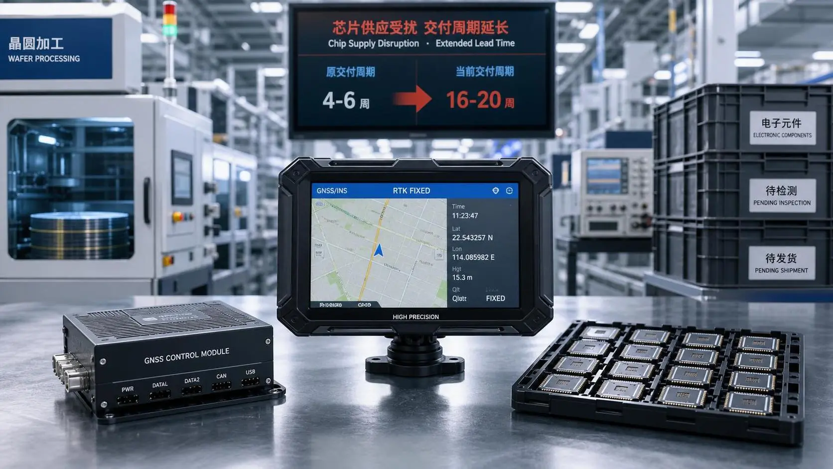 GPS Guidance System Lead Times Extend on Chip Disruption