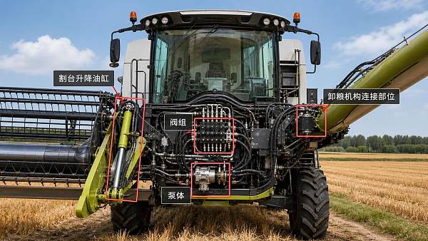 Hydraulic Control Systems for Combine Harvesters: Key Components and Failure Points