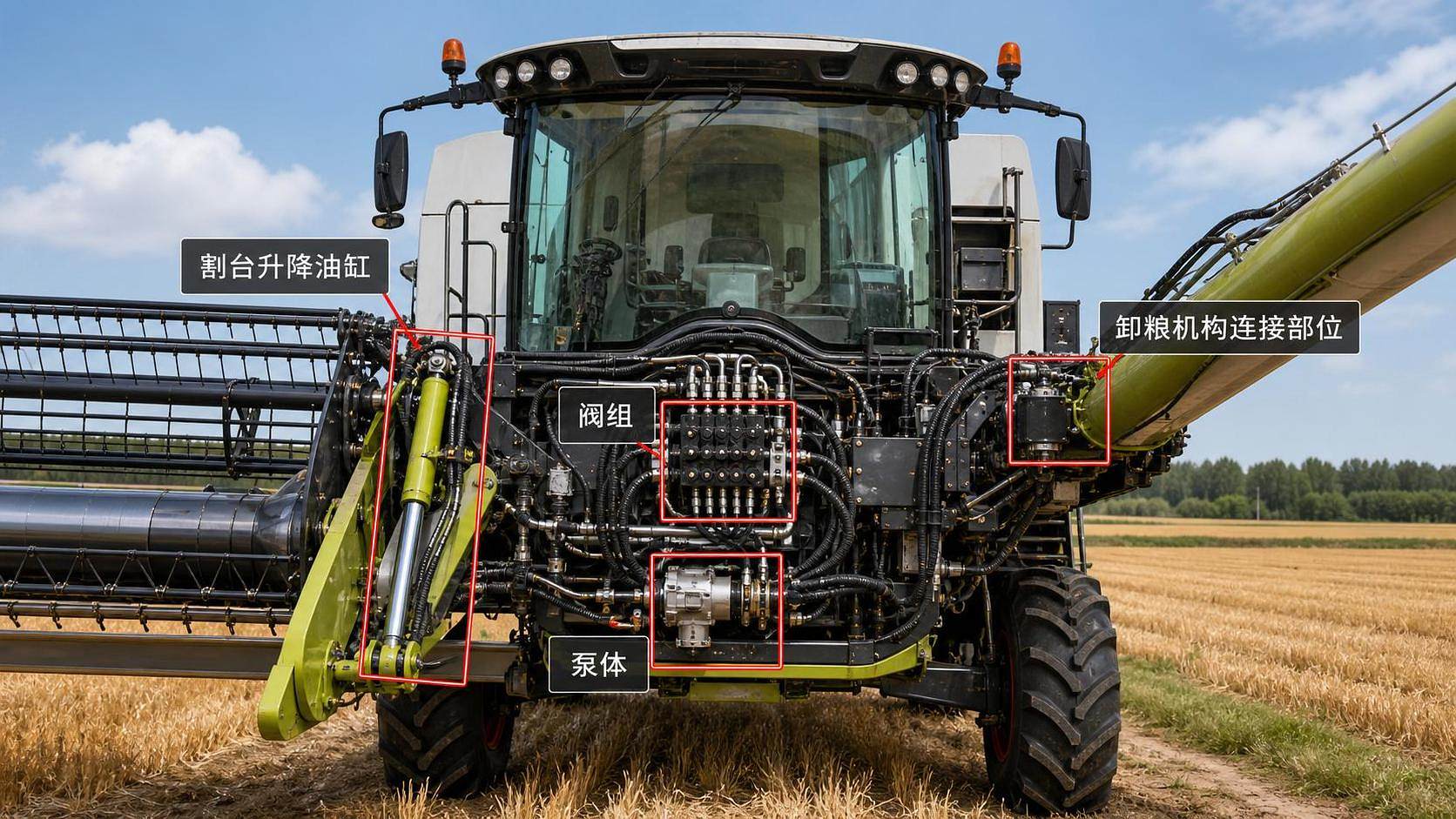 Hydraulic Control Systems for Combine Harvesters: Key Components and Failure Points