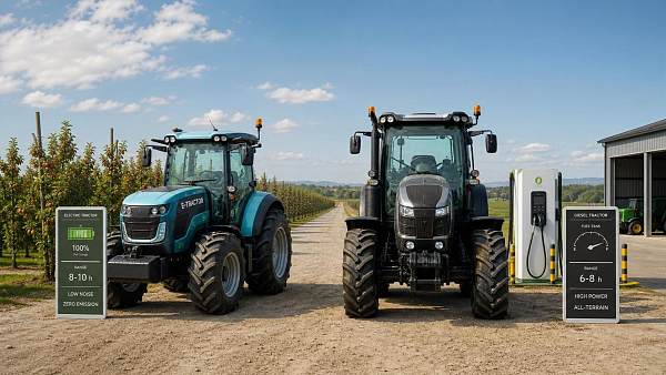 Electric Farm Equipment vs Diesel Machines: How to Compare Range, Power, and Charging Needs