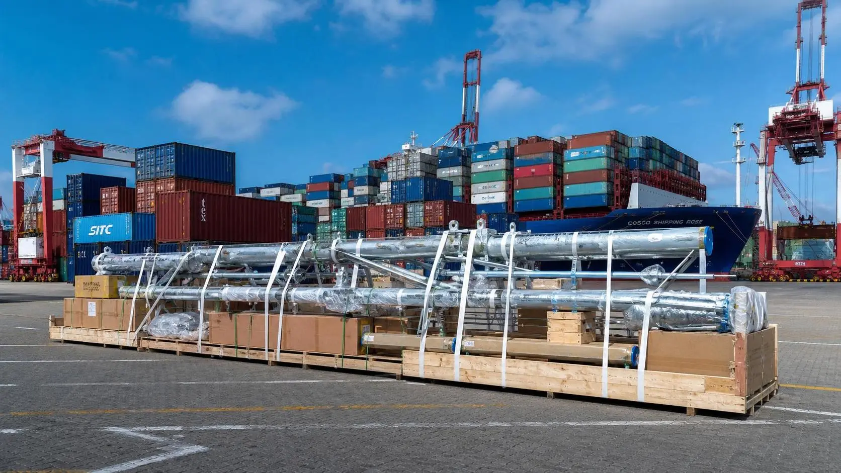 Red Sea Disruption Extends Center Pivot Shipping to 14 Weeks