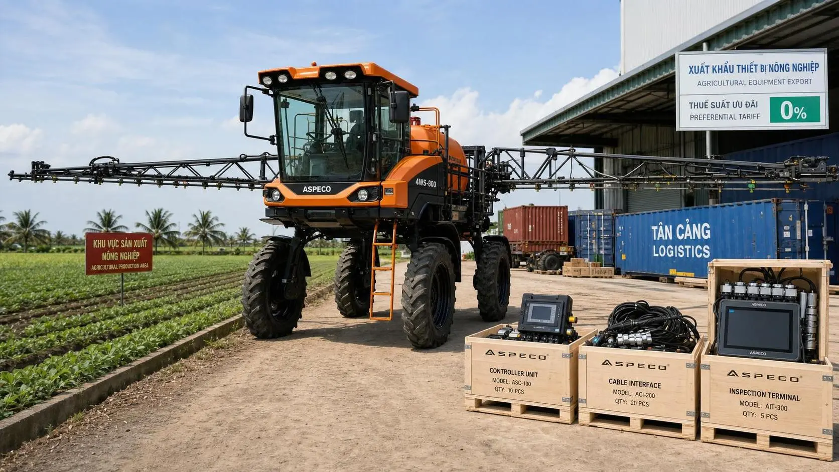 Vietnam Cuts Tariffs on Self-Propelled Sprayers, Adds VRA Interface Rule