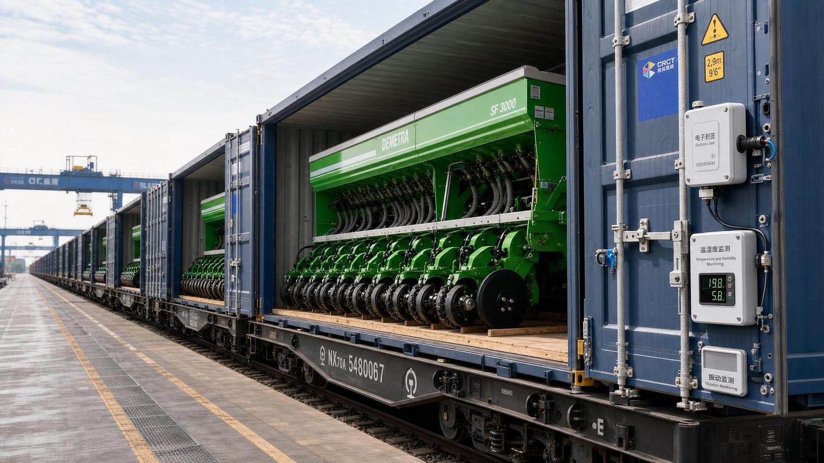Grain Machinery Rail Route Cuts Transit to 96 Hours Grain Machinery Rail Route Cuts Transit to 96 Hours