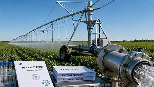 FDA Sets PFAS Limit for Center Pivot Water Interface