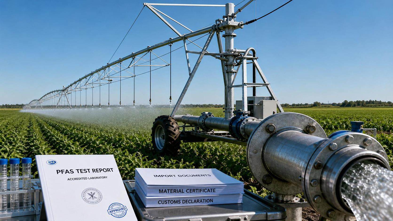 FDA Sets PFAS Limit for Center Pivot Water Interface