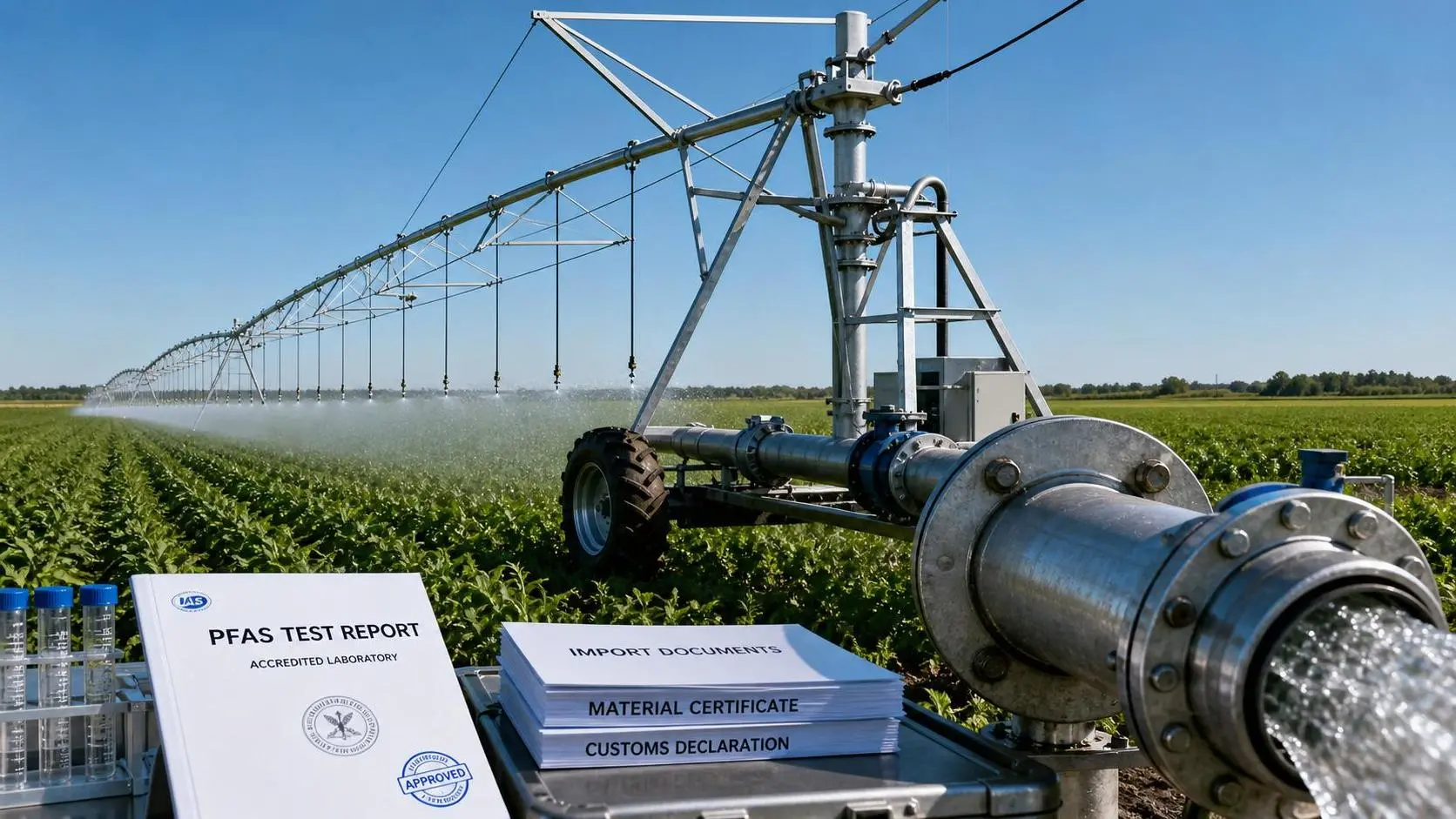 FDA Sets PFAS Limit for Center Pivot Water Interface