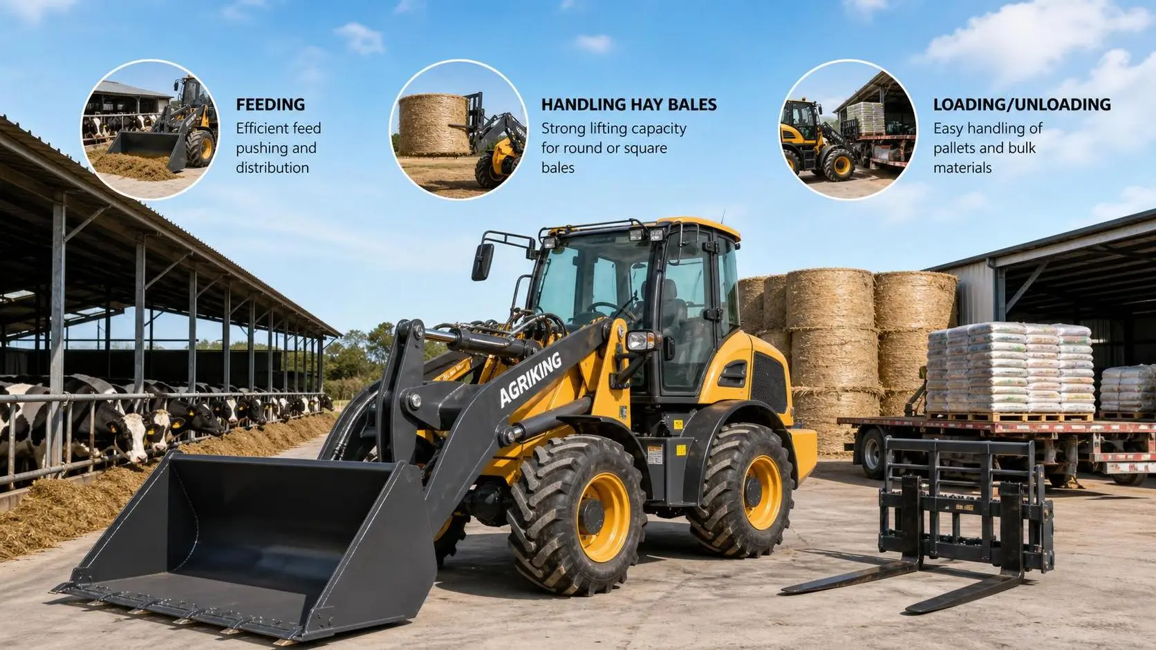 Farm Equipment Guide: How to Choose the Right Loader for Feeding, Lifting, and Yard Work