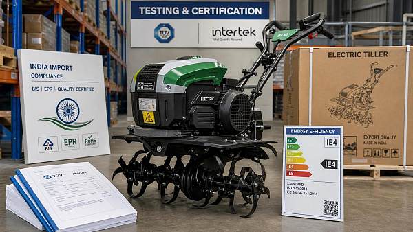 India BIS Expands Soil Tiller Energy Labels to Electric Imports