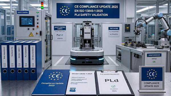 EU CE Update Sets EN ISO 13849-1:2025 for Autonomous Robots
