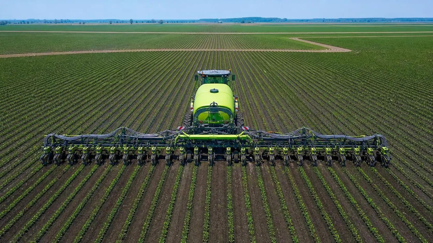 How to Match Large-Scale Farm Equipment Working Width to Field Size and Crop Rows
