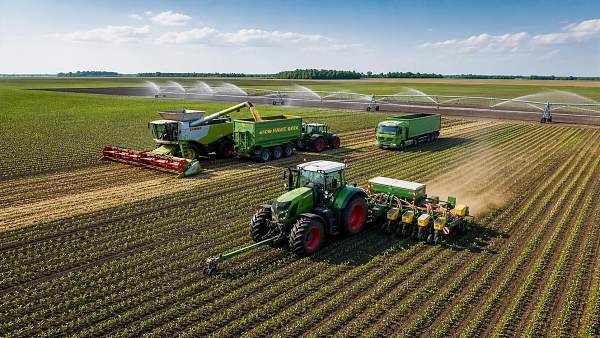 What Makes Large Scale Agricultural Machinery Systems Work Efficiently Together?