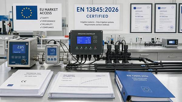 EU Rule Takes Effect: EN 13845:2026 Required for Drip Irrigation Logic