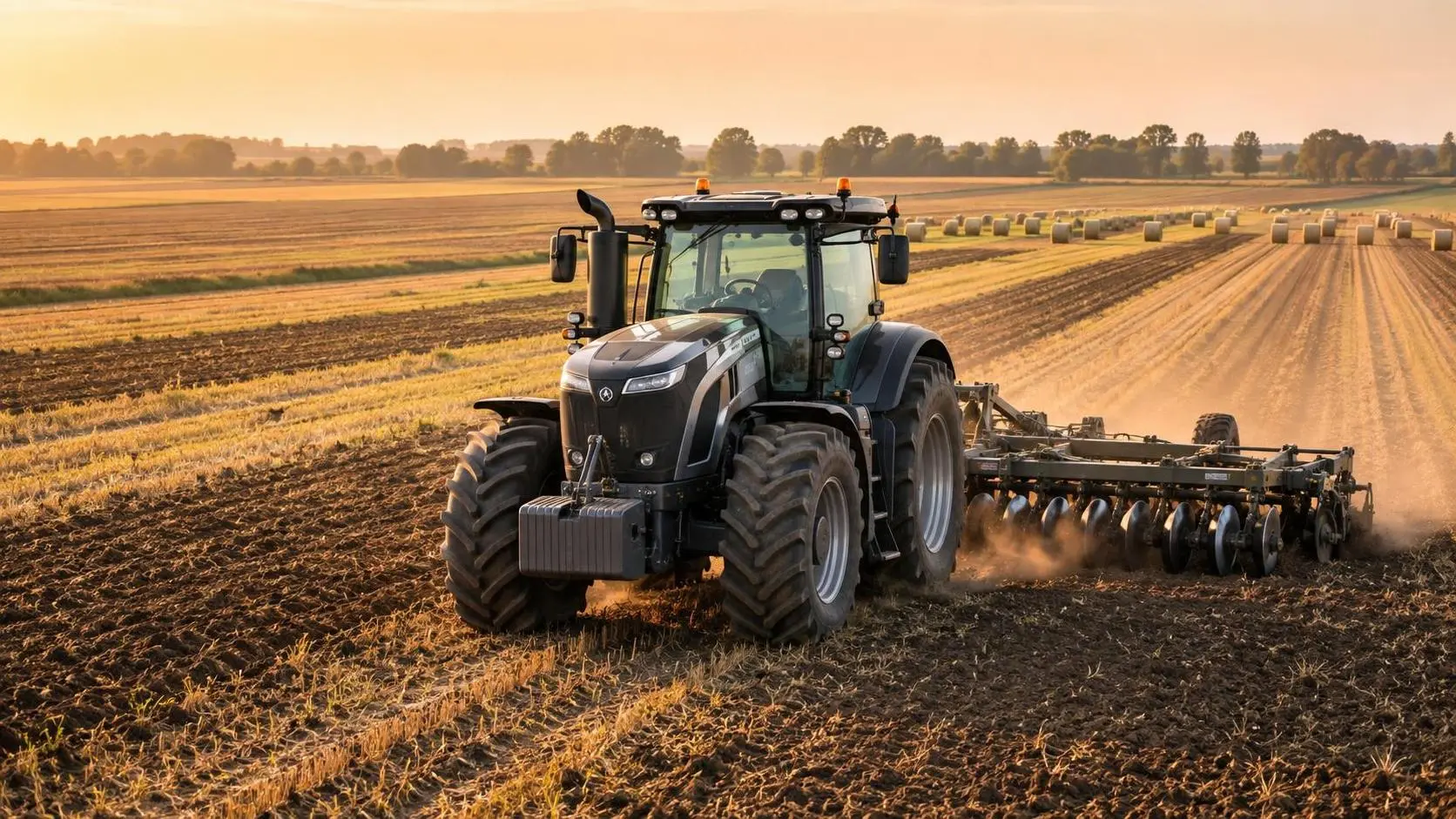 Which Implements Are Compatible With a 200 HP Tractor for Mixed Cropping?