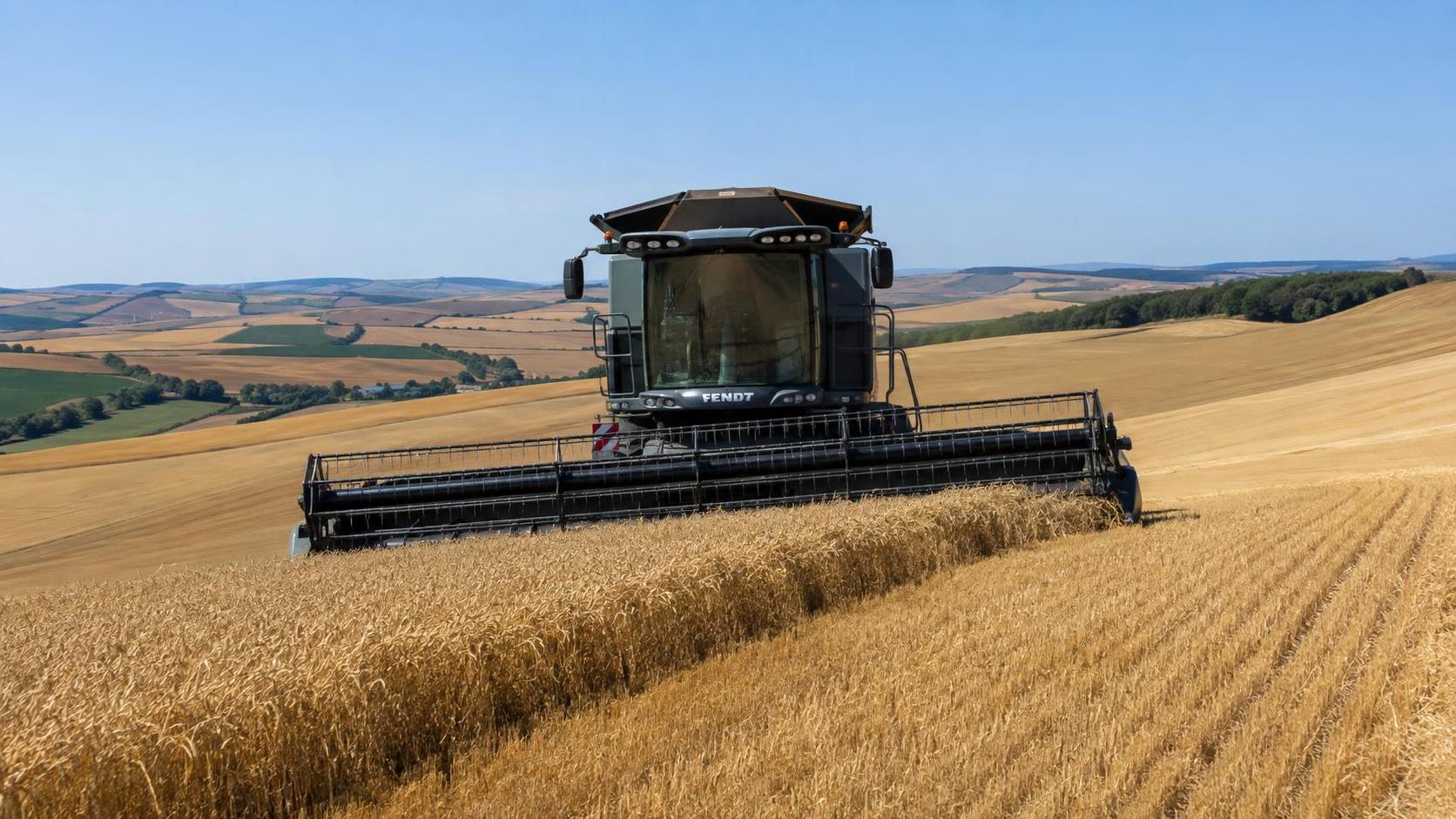 What Harvesting Machinery Works Best for Small Grains on Hills?