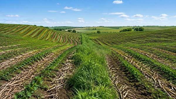Does No-Till Farming Reduce Erosion on Hilly Farmland?