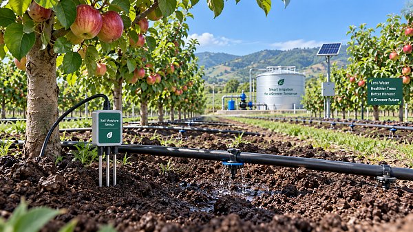 Orchard Water Management: Using Soil Moisture Data to Schedule Irrigation