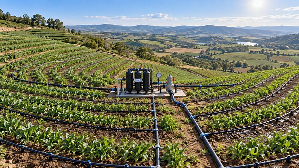 How to Size Low-Pressure Water-Saving Irrigation Systems for Uneven Fields