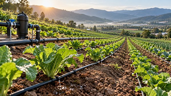 Choosing Drip Irrigation Systems for Open Fields: Soil, Slope, and Water Quality
