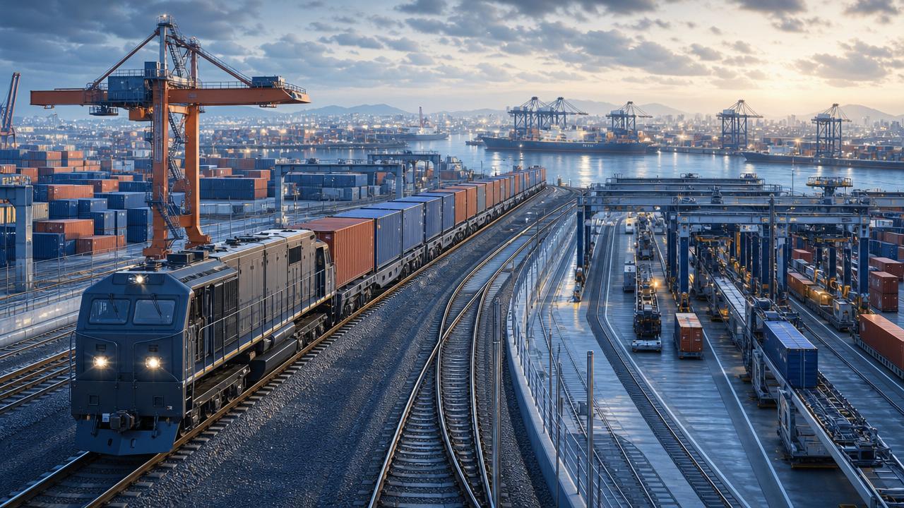 Transcontinental Networks and New Freight Routes