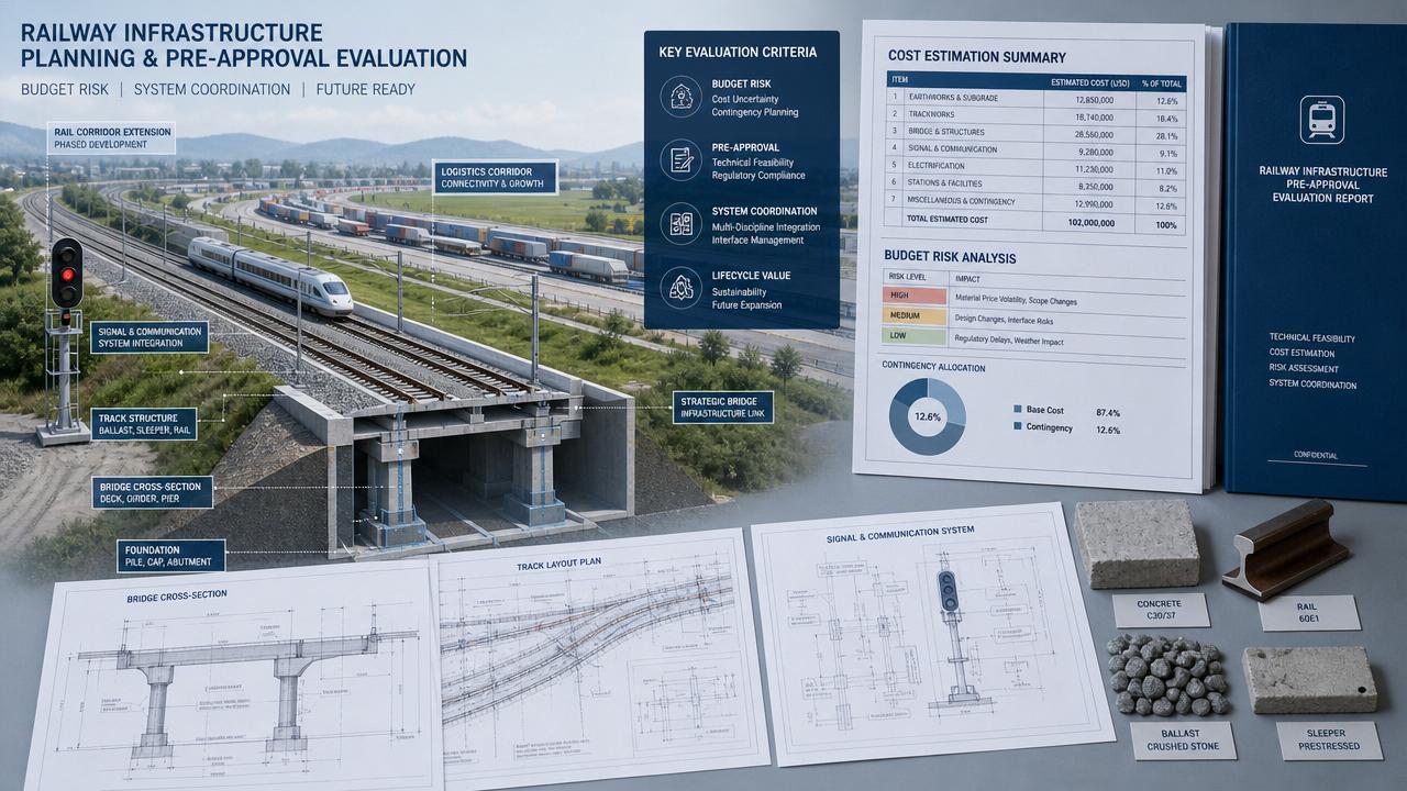 Railway Infrastructure Planning: Budget Risks Before Approval