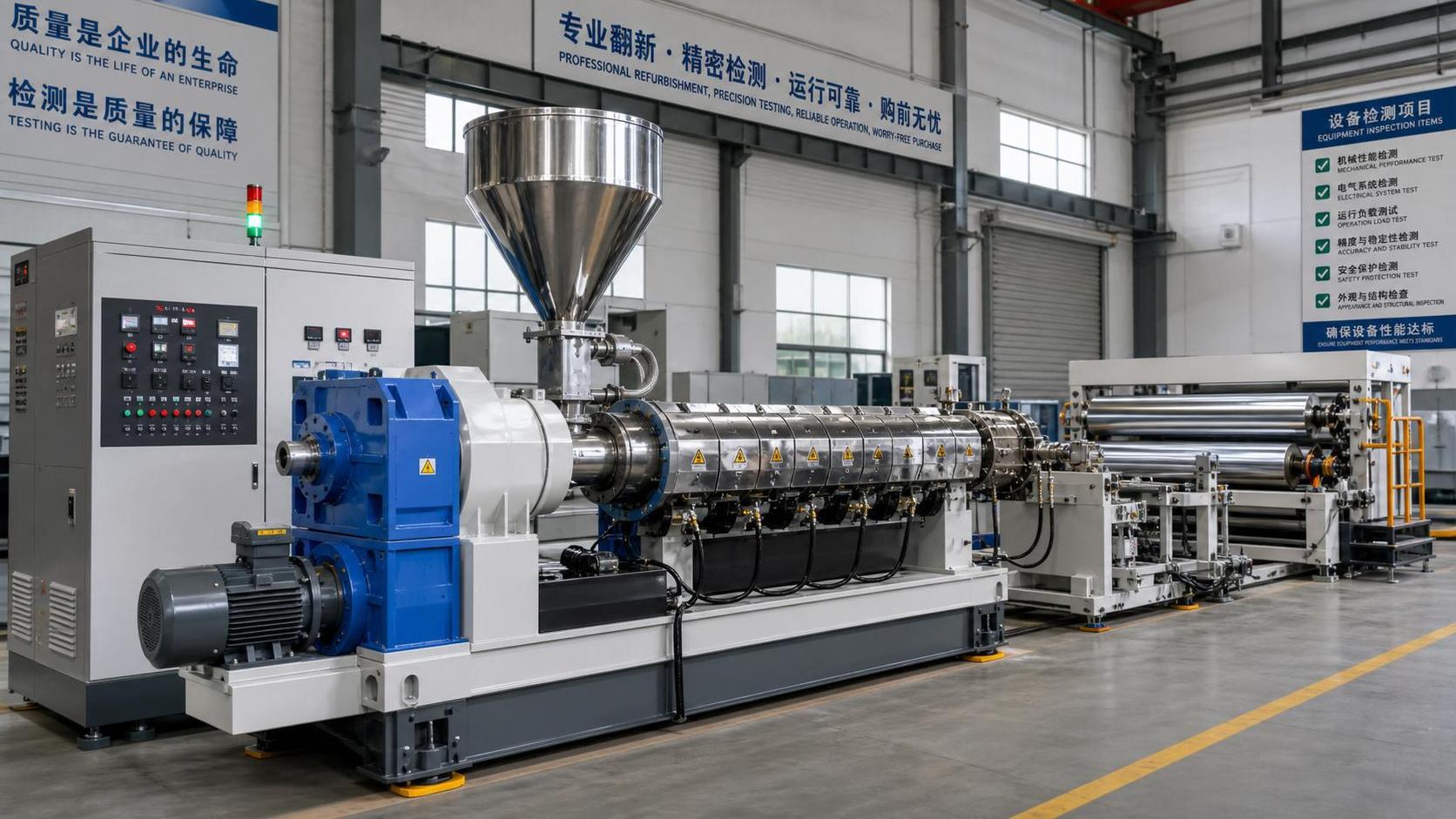 Rebuilt Plastic Extruders: Quality, Reliability, and Inspection Priorities
