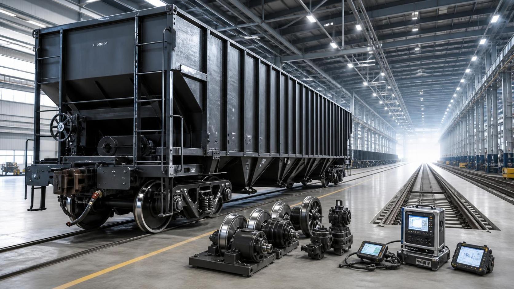 When does freight rolling stock refurbishment cost less than replacement?