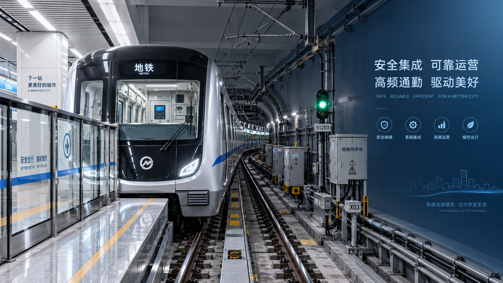 What should a rail transport provider guarantee in a metro project?