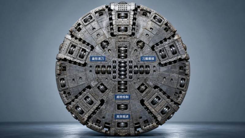 Tunnel boring machine delays often start with cutter wear