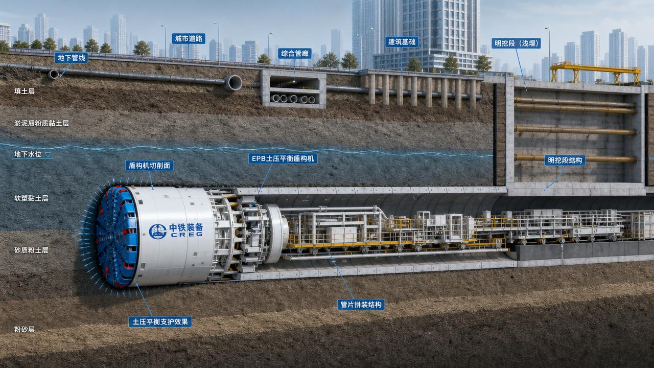 Which underground construction methods work best in soft ground?
