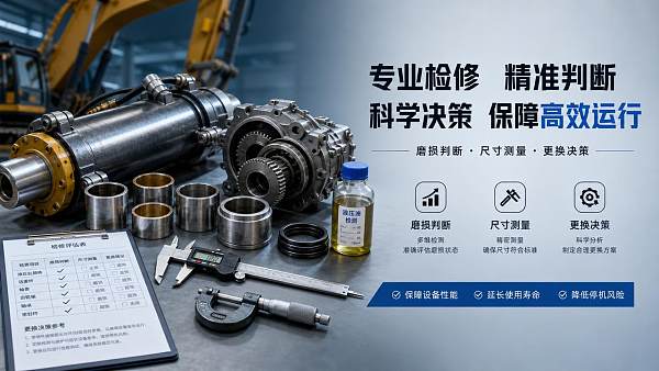 How to judge heavy machinery components before replacement