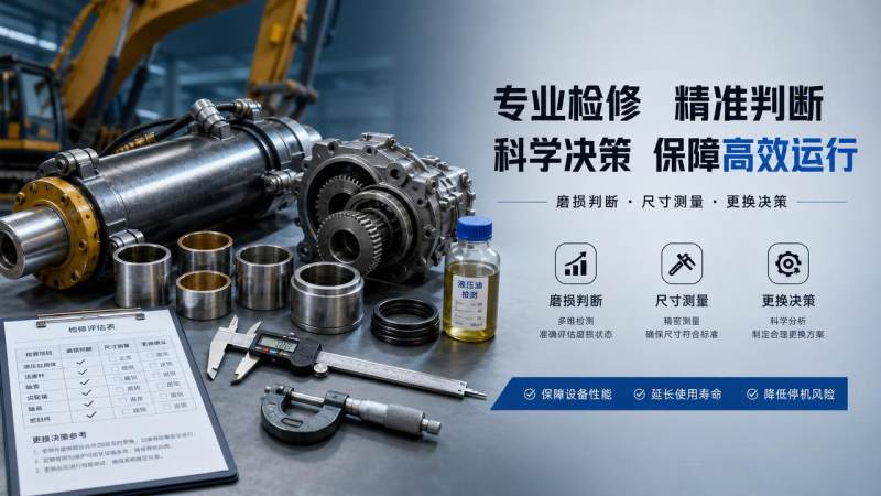 How to judge heavy machinery components before replacement How to judge heavy machinery components before replacement