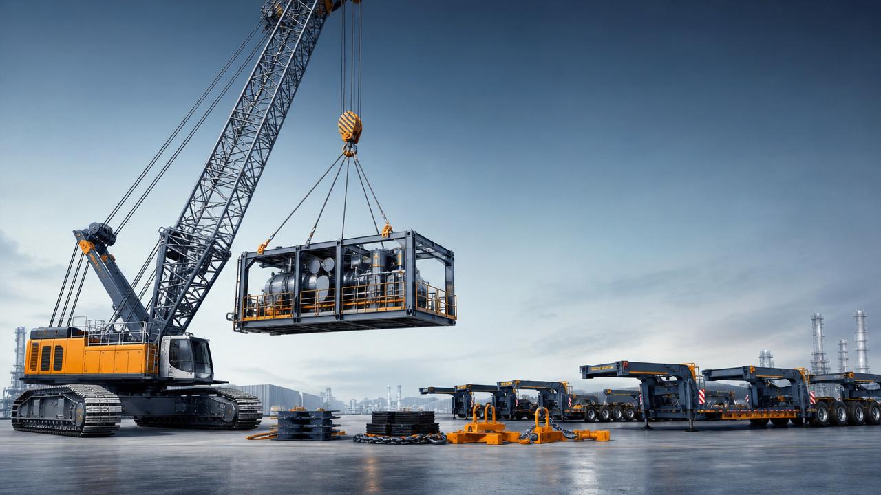 When does lifting machinery rental make more sense than buying?