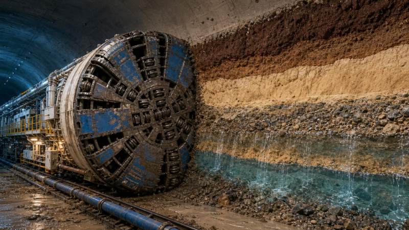 TBM Construction Methods: EPB vs Slurry TBMs for Different Ground Conditions